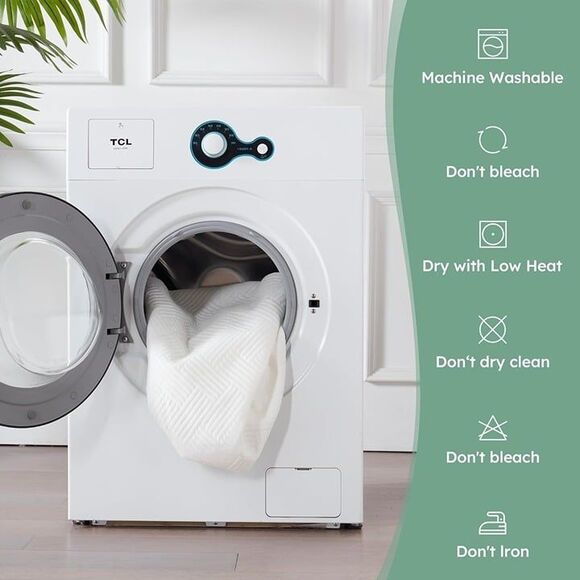 Twin Size 100% Waterproof Mattress Protector, Mattress Pad Cover Fitted 8"-21" - Picture 6 of 9